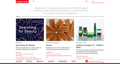 Desktop Screenshot of designtransfer.udk-berlin.de
