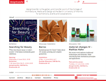 Tablet Screenshot of designtransfer.udk-berlin.de